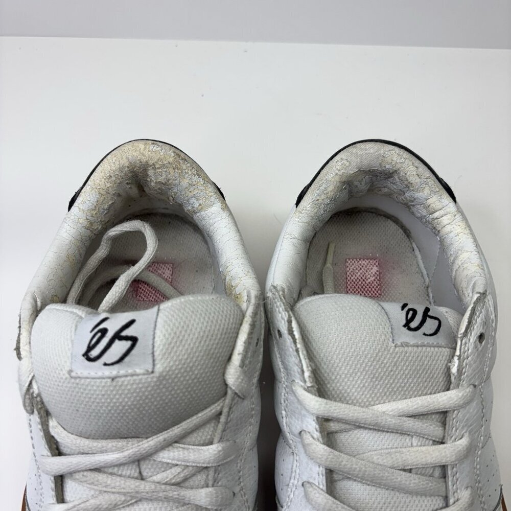 Es Skateboard Shoes White/Tan Men’s 10.5 07-03 NRT Rare OG Vintage Style Classic - Picture 7 of 12